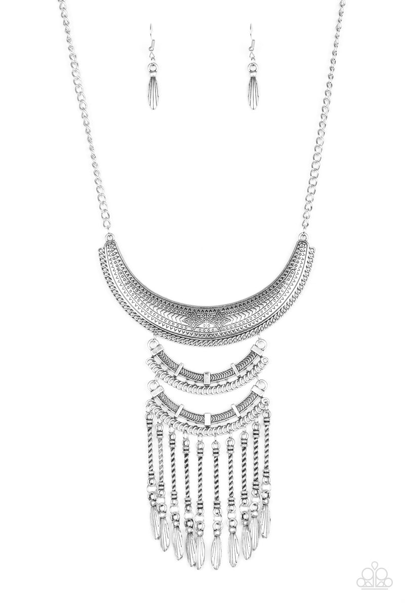 Eastern Empress ~ Silver Necklace