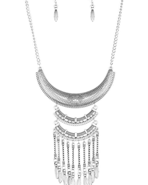 Eastern Empress ~ Silver Necklace