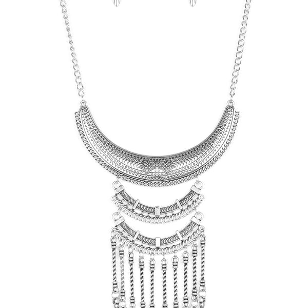 Eastern Empress ~ Silver Necklace