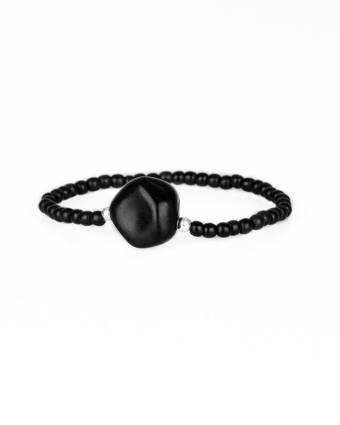 Eco Eccentricity ~ Black Bracelet