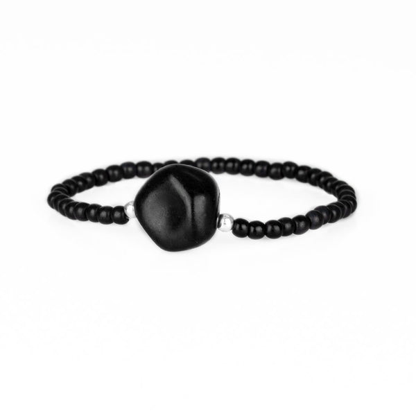Eco Eccentricity ~ Black Bracelet