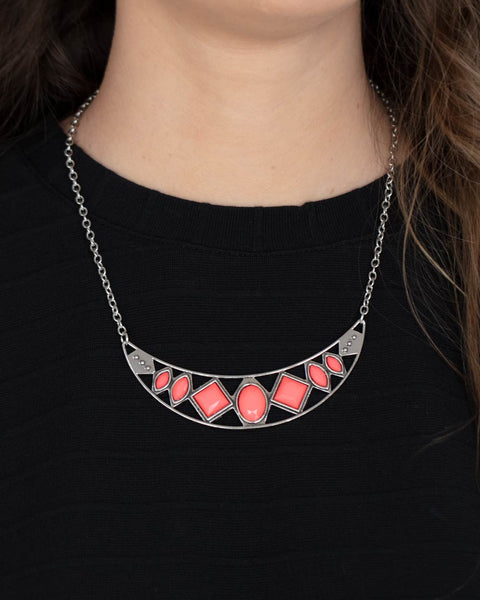 Emblazoned Era ~ Pink Necklace
