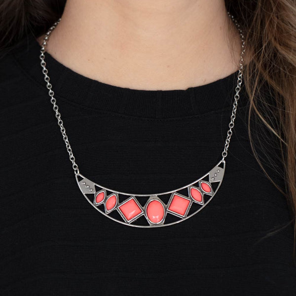 Emblazoned Era ~ Pink Necklace