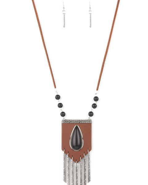 Enchantingly Tribal ~ Black Necklace