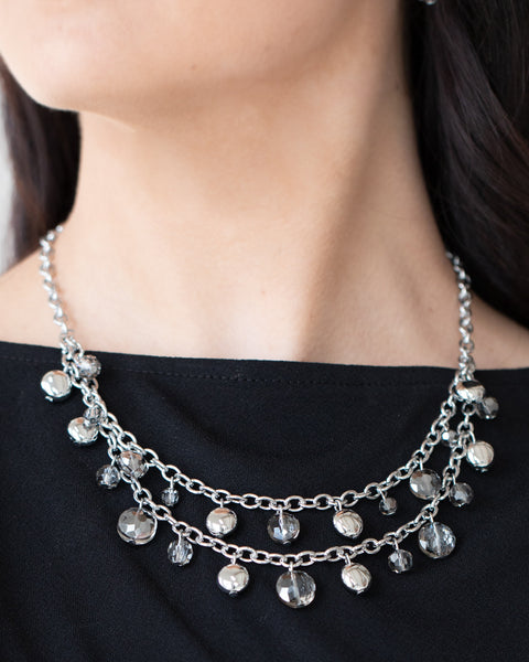 Ethereally Ensconced ~ Silver Necklace