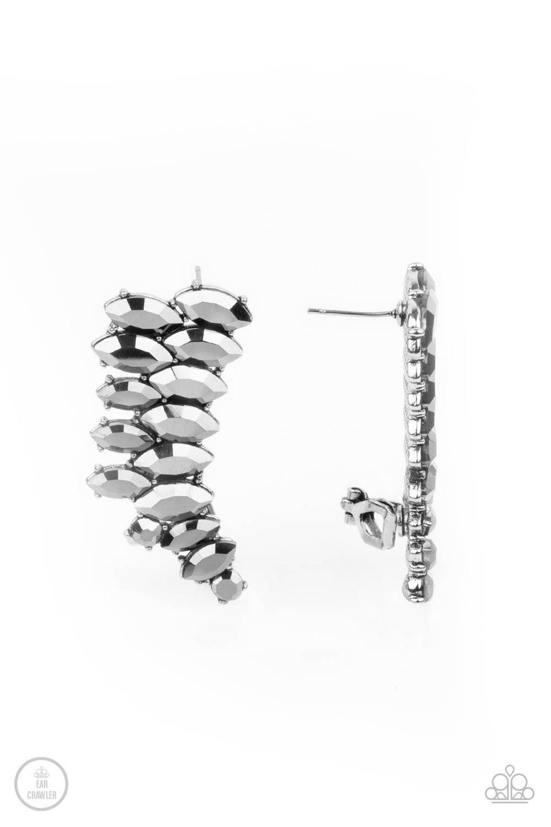 Explosive Elegance ~ Silver Earrings