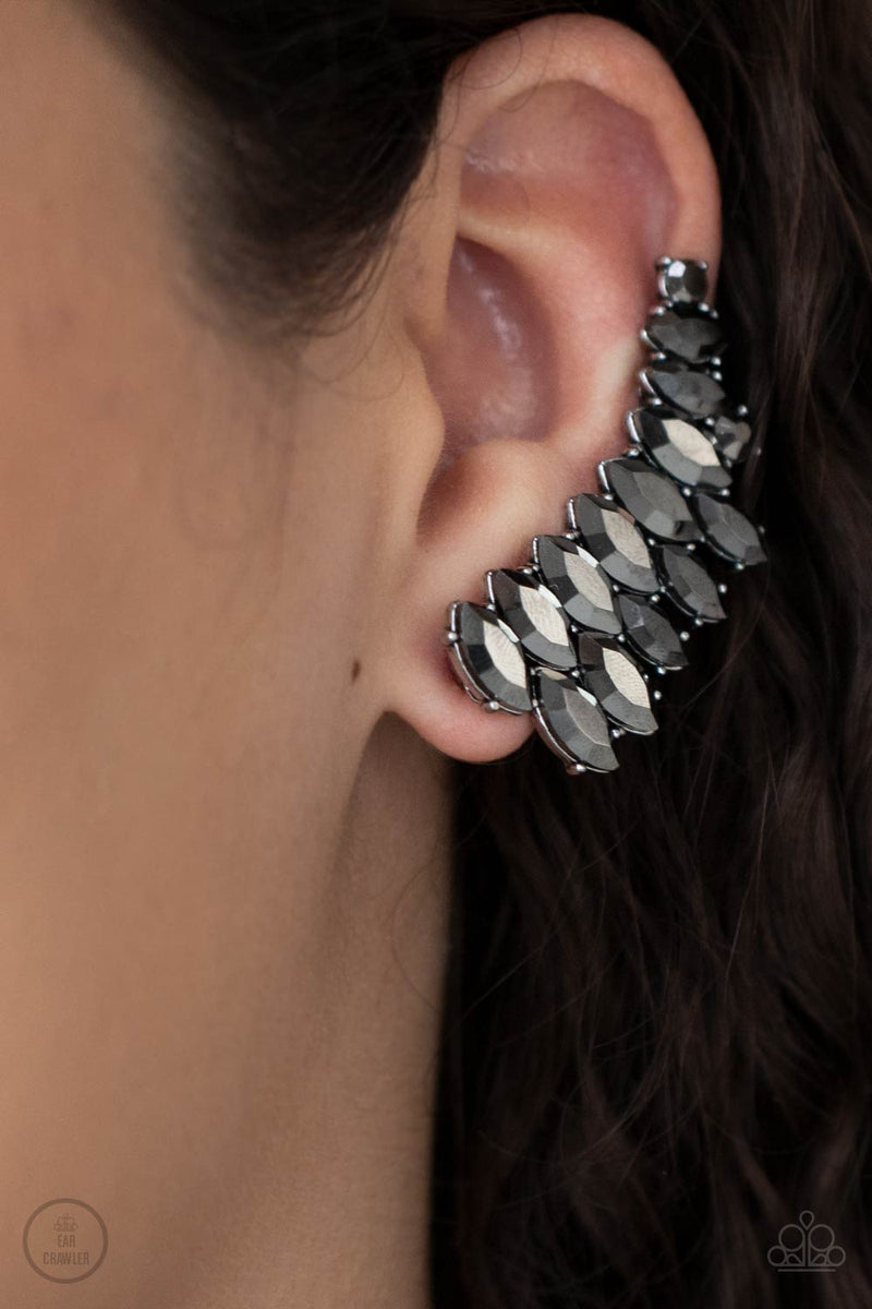 Explosive Elegance ~ Silver Earrings