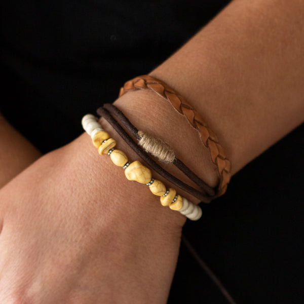 Far Out Wayfair ~ Yellow Bracelet
