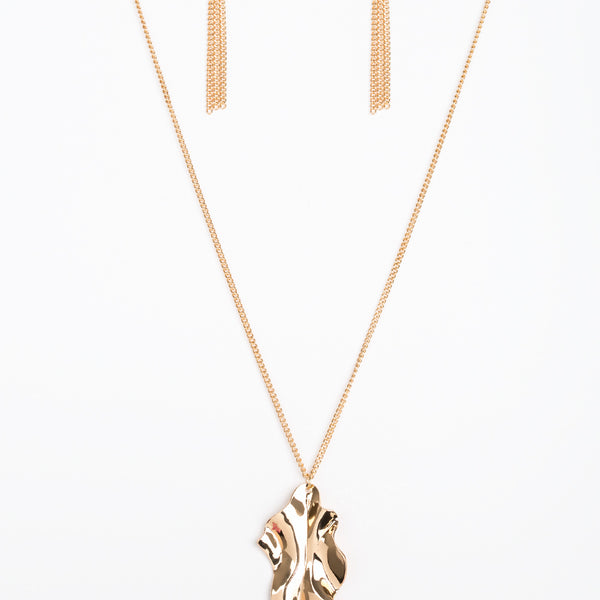 Fiercely Fall ~ Gold Necklace