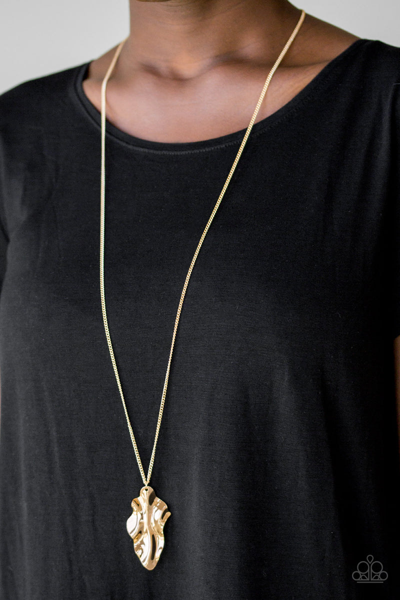 Fiercely Fall ~ Gold Necklace