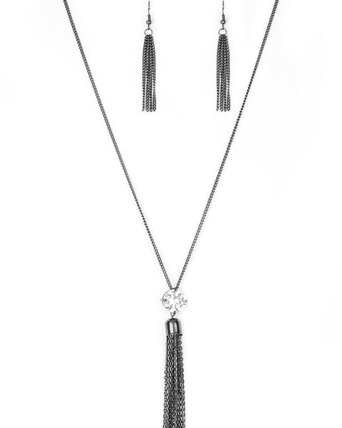 Five Alarm Firework ~ Black Necklace