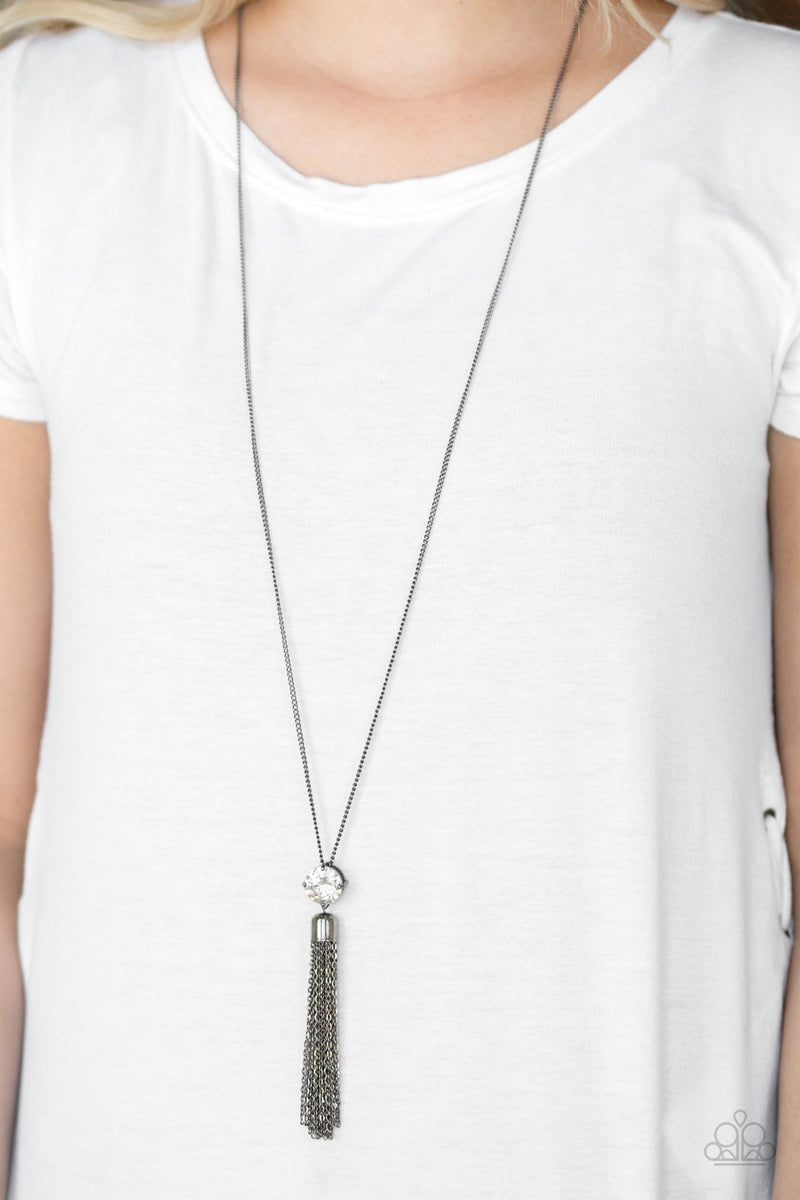 Five Alarm Firework ~ Black Necklace