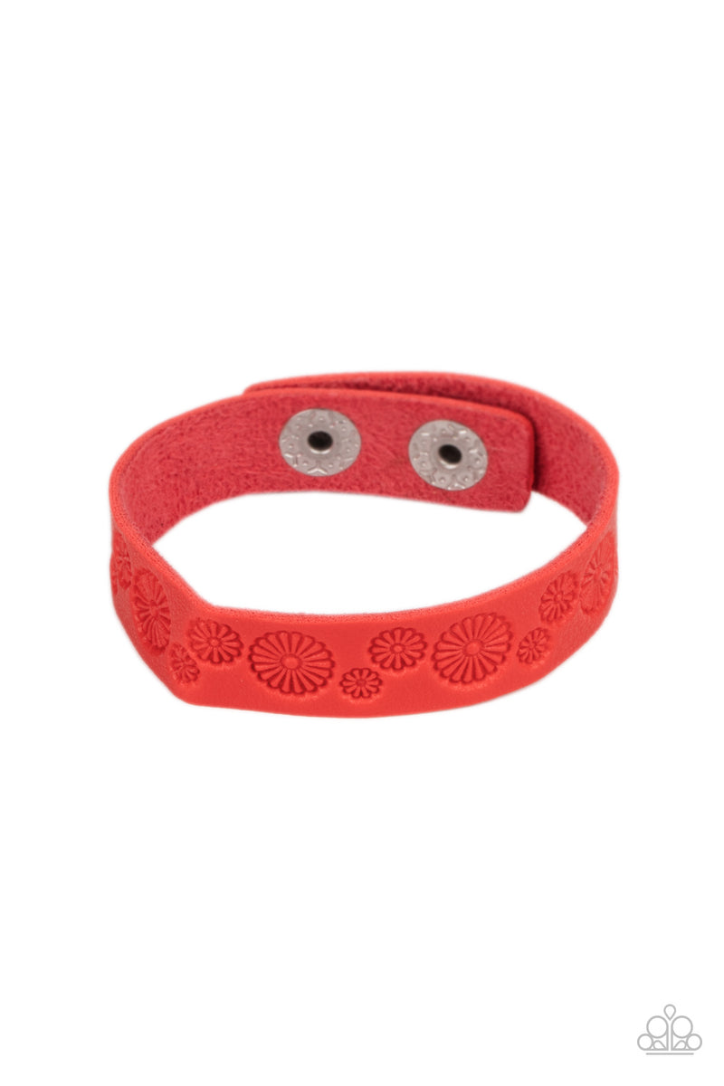 Follow The Wildflowers ~ Red Bracelet