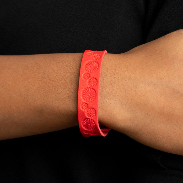 Follow The Wildflowers ~ Red Bracelet