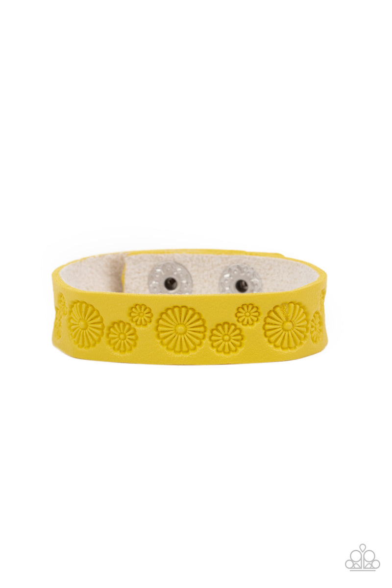 Follow The Wildflowers ~ Yellow Bracelet
