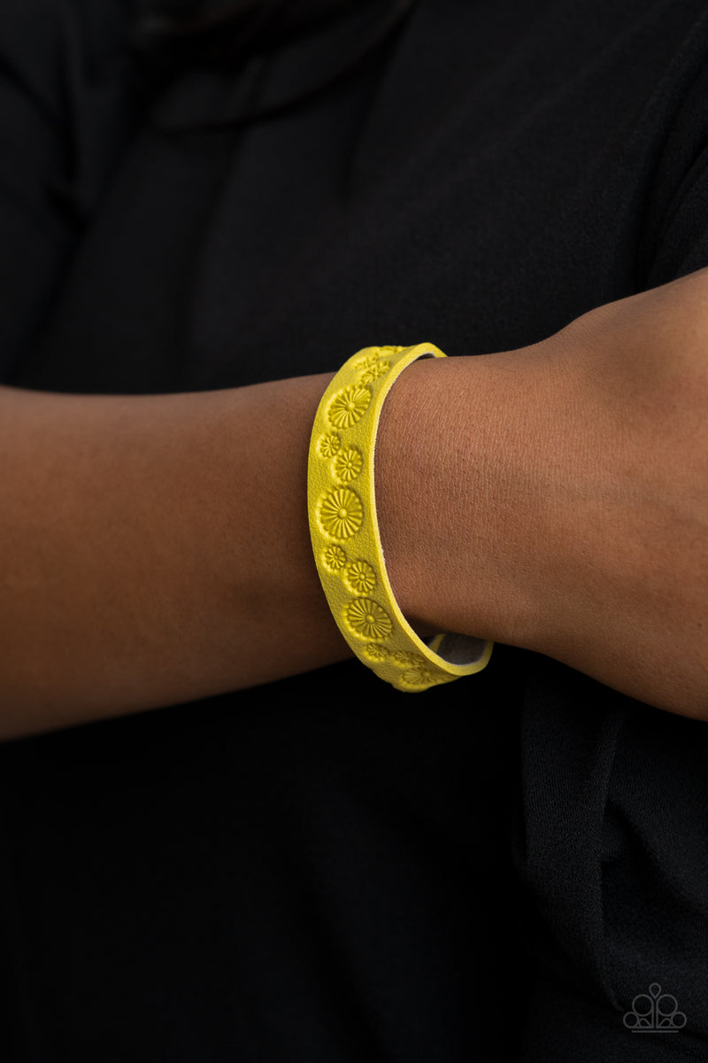 Follow The Wildflowers ~ Yellow Bracelet