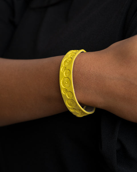 Follow The Wildflowers ~ Yellow Bracelet