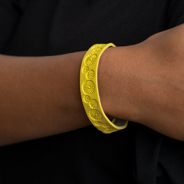 Follow The Wildflowers ~ Yellow Bracelet