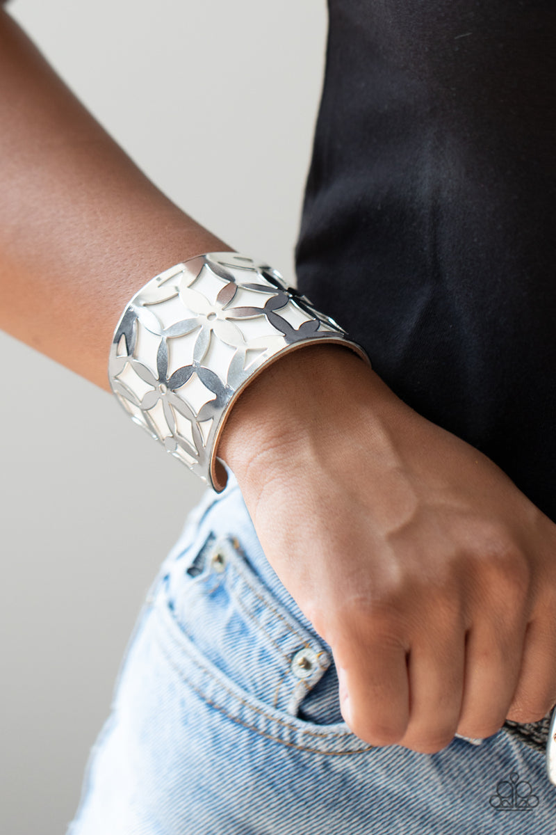 Garden Fiesta ~ White Bracelet