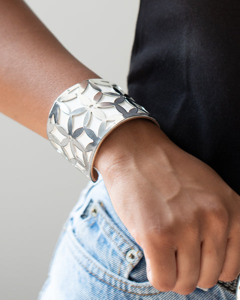 Garden Fiesta ~ White Bracelet