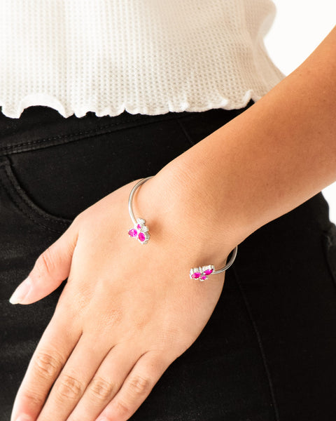 Going For Glitter ~ Pink Bracelet