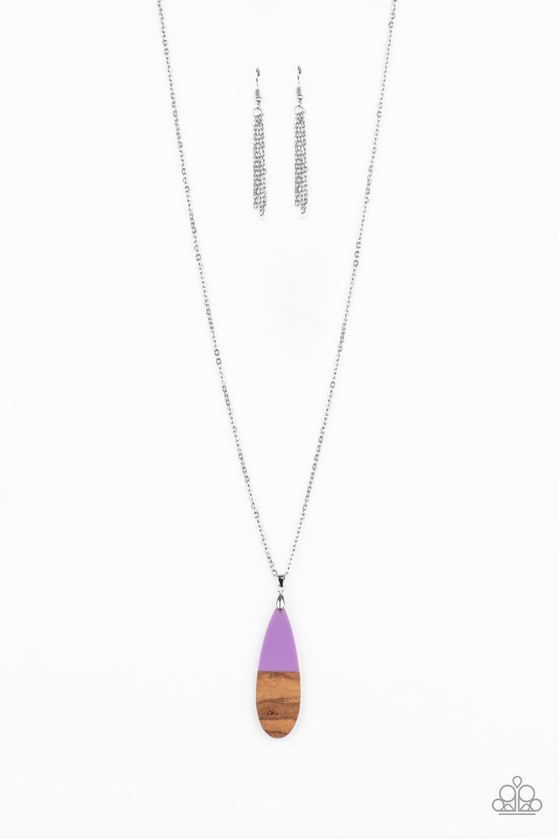 Going Overboard ~ Purple Necklace