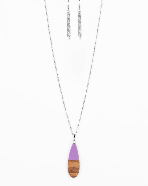 Going Overboard ~ Purple Necklace