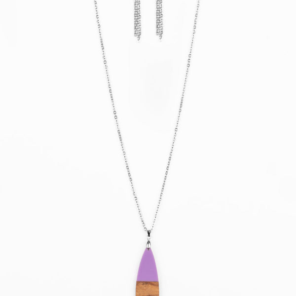 Going Overboard ~ Purple Necklace