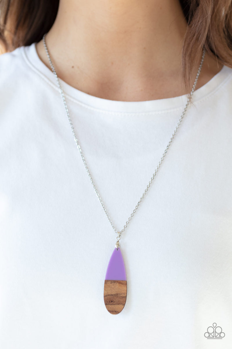 Going Overboard ~ Purple Necklace