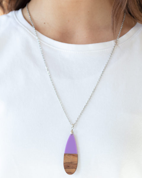 Going Overboard ~ Purple Necklace