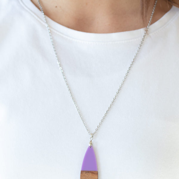 Going Overboard ~ Purple Necklace