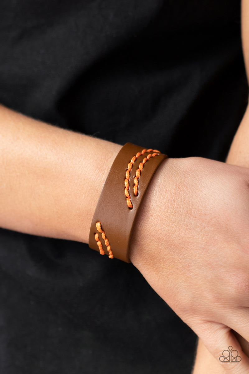 Harmonic Horizons ~ Orange Bracelet