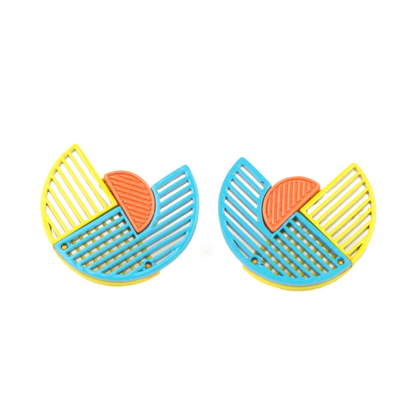 It's Just An Expression ~ Blue Earrings