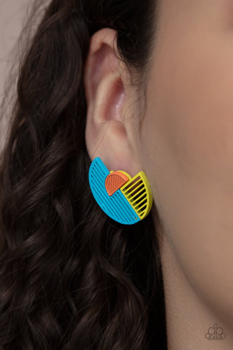It's Just An Expression ~ Blue Earrings