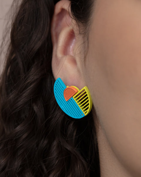 It's Just An Expression ~ Blue Earrings