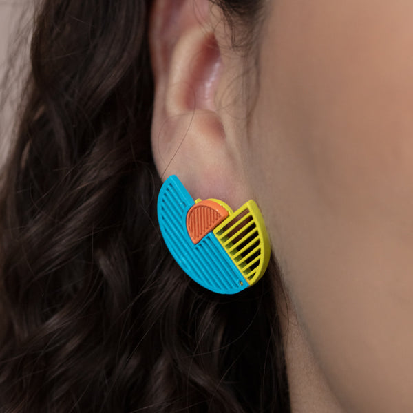 It's Just An Expression ~ Blue Earrings