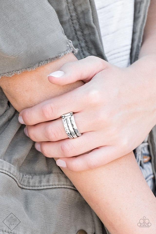 Just Go For Grit ~ Silver Ring