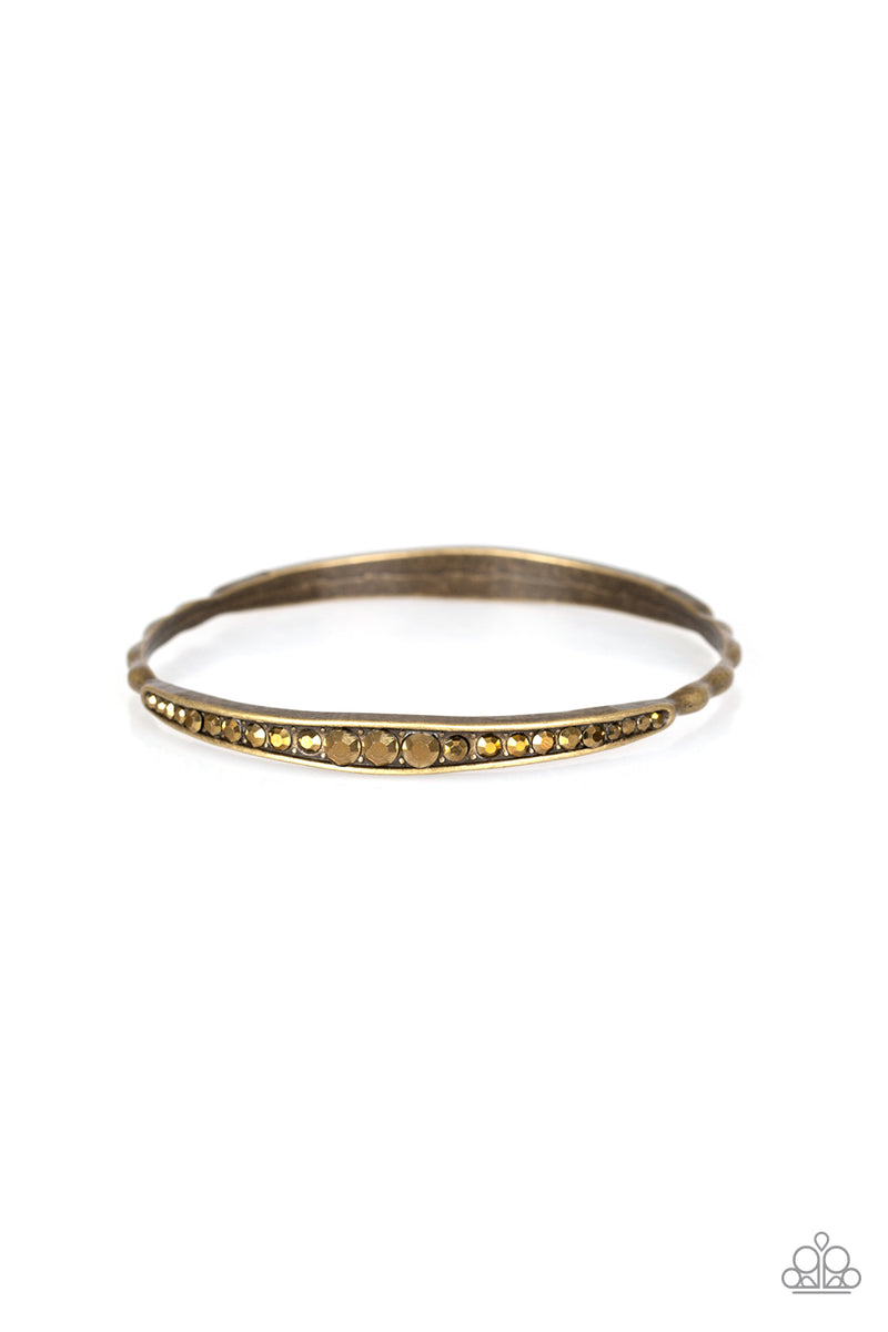 Just Sparkle And Wave ~ Brass Bracelet