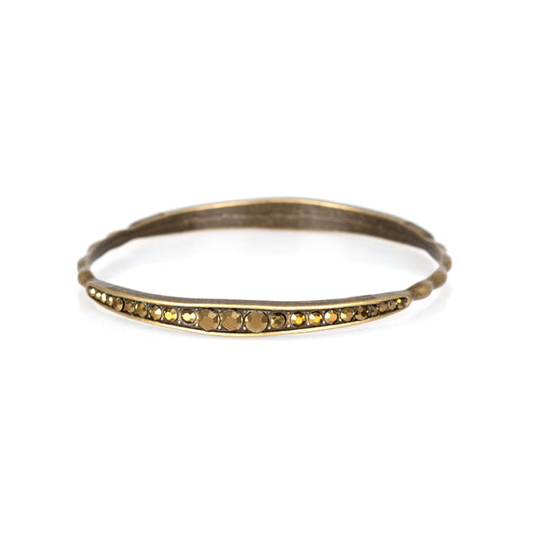 Just Sparkle And Wave ~ Brass Bracelet