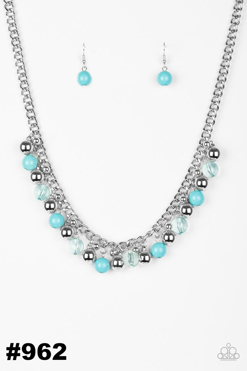 Keep A Glow Profile ~ Blue Necklace