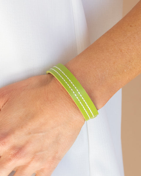 Life Is WANDER-ful ~ Green Bracelet