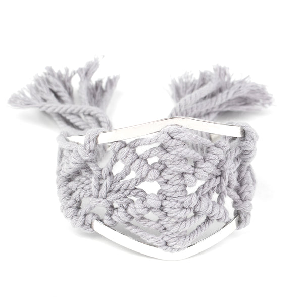 Macrame Mode ~ Silver Bracelet