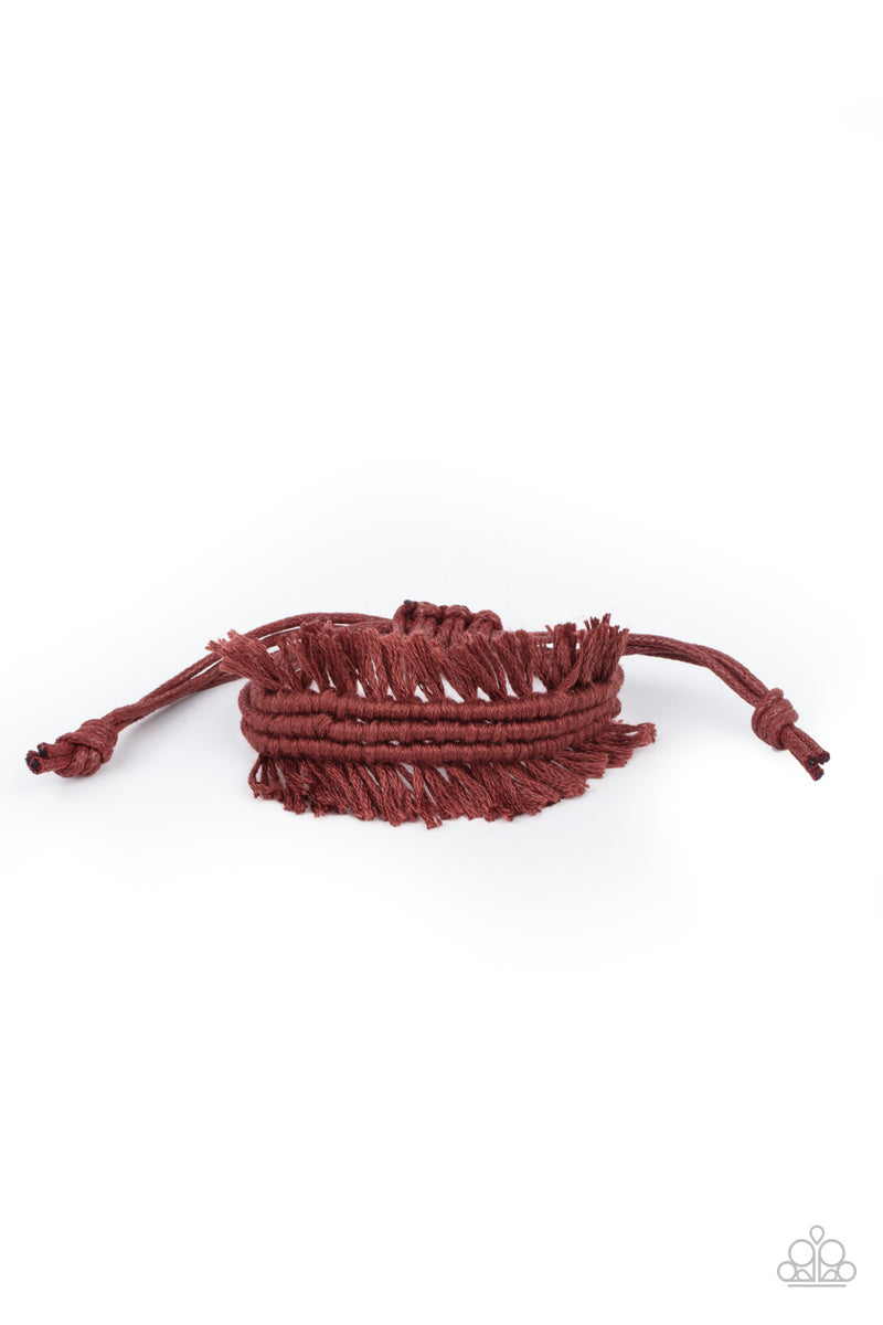 Make Yourself At Homespun ~ Brown Bracelet