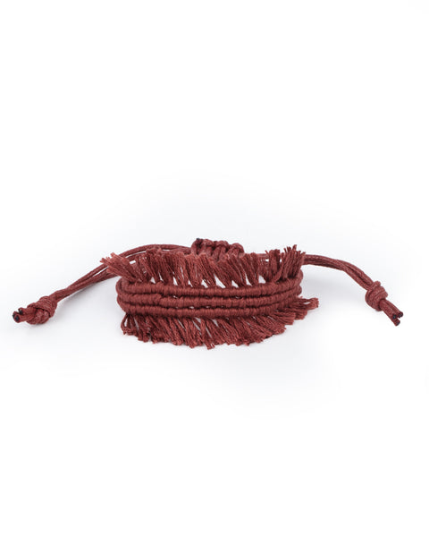 Make Yourself At Homespun ~ Brown Bracelet