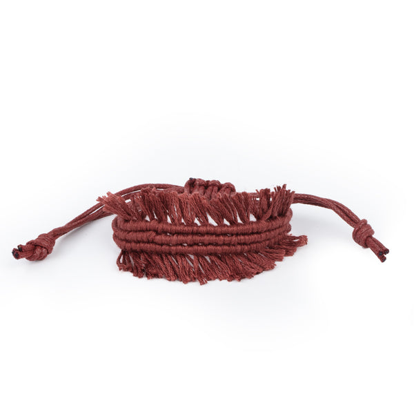 Make Yourself At Homespun ~ Brown Bracelet