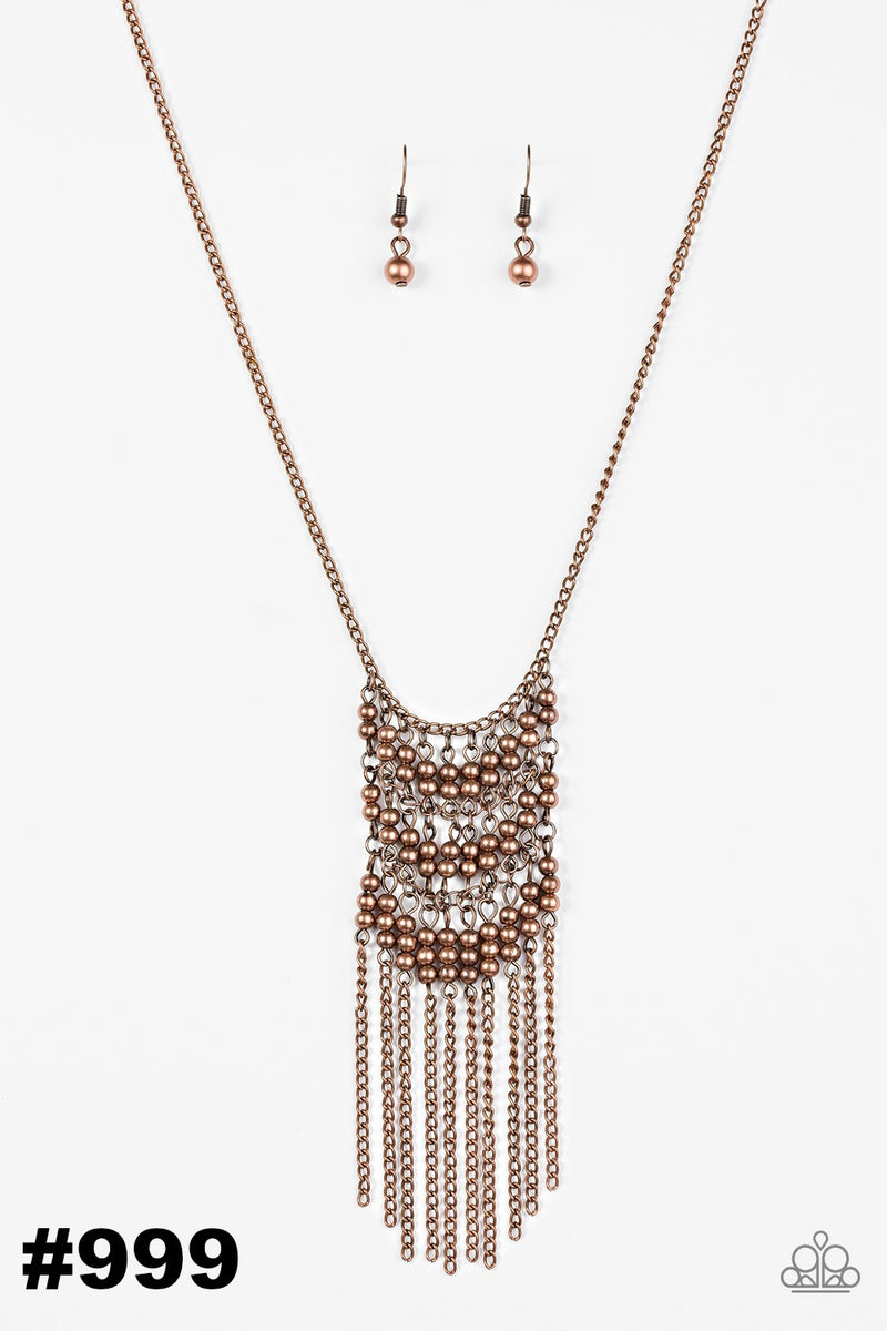 Metal Maven ~ Copper Long Necklace