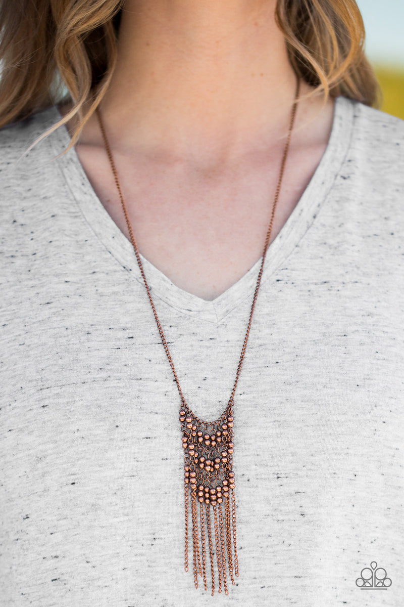 Metal Maven ~ Copper Long Necklace