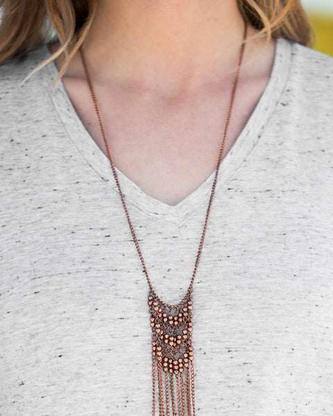 Metal Maven ~ Copper Long Necklace