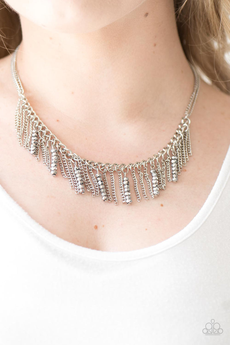 Metro Jungle ~ Silver Necklace