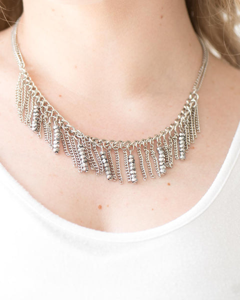 Metro Jungle ~ Silver Necklace